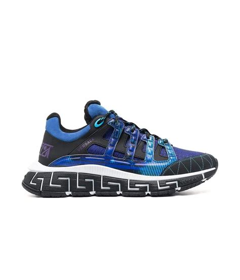 versace trigreca blue|Versace trigreca sneakers sale.